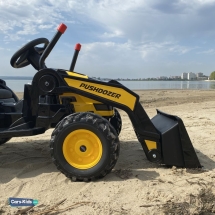 Электромобиль трактор с ковшом Harley Bella HL389-LUX желтый Электромобиль трактор с ковшом Harley Bella HL389-LUX желтый