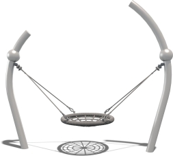 Качели гнездо Версаль КЧ501.00.1 для детских площадок, фото 2
