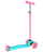 Самокат 3-колесный Snappy 3D, 120/80 мм, мятный/розовый