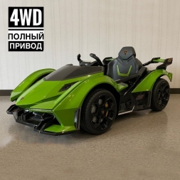 Электромобиль Lamborghini Vision Gran Turismo 4WD 12V HL528-LUX зеленый, фото 1