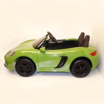 Электромобиль Porsche Cayman 180W зеленый