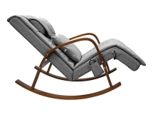 Массажное кресло качалка FUJIMO F2002 МСX Time2Chill Grey (Tailor 7) Вишня