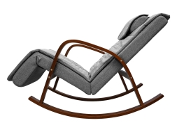 Массажное кресло качалка FUJIMO F2002 МСX Time2Chill Grey (Tailor 7) Вишня, фото 11