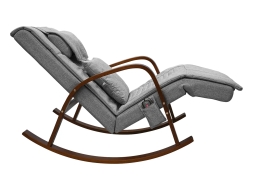 Массажное кресло качалка FUJIMO F2002 МСX Time2Chill Grey (Tailor 7) Вишня, фото 8