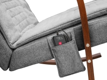 Массажное кресло качалка FUJIMO F2002 МСX Time2Chill Grey (Tailor 7) Вишня