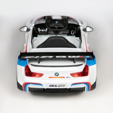 Электромобиль BMW M6 GT3 белый, фото 8