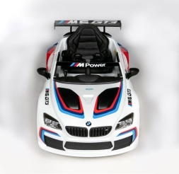 Электромобиль BMW M6 GT3 белый, фото 3