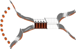 Спортивно-игровой комплекс Сердолик Vector СРО008.00.10 для улицы, фото 2