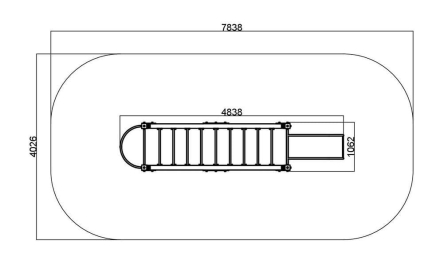 Спортивный комплекс 09015.21 для детской спортивной площадки, фото 3