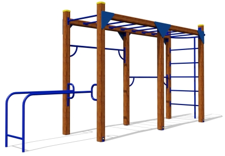 Спортивный комплекс 09015.21 для детской спортивной площадки, фото 1