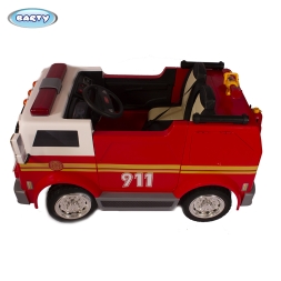 Пожарная машина - Двухместный электромобиль М010МР с пультом 911 M010MP, фото 9