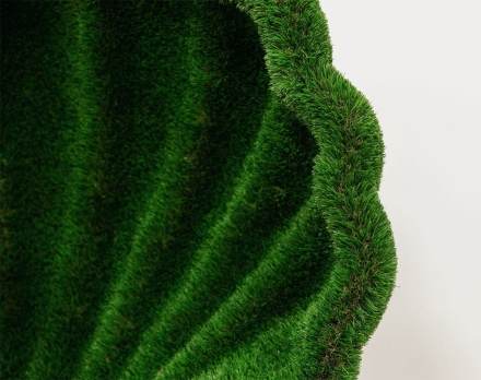 Топиари ракушка с буквой, h=160 см - газон Deluxe + Eco, фото 4