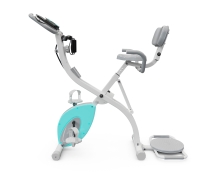 Велотренажер X-Bike DFC DavCreator Max PRO, бело-голубой Велотренажер X-Bike DFC DavCreator Max PRO, бело-голубой