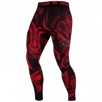 Компрессионные штаны Venum Gladiator Black/Red, фото 1