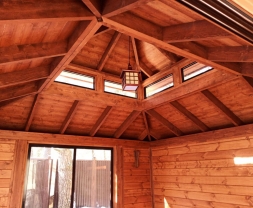 Закрытая беседка Гонконг с панорамным остеклением, фото 7