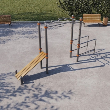 Спортивный воркаут комплекс СВС-163-М, фото 1