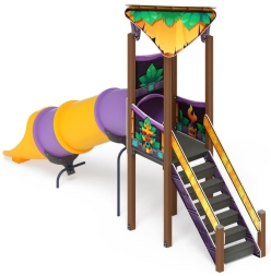 Горка Волшебный город (Майя) - ИО 44.19.01-01 - Тоннельная прямая Н=1500, фото 2