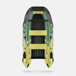 GLADIATOR E 380 X Expedition Зелено-оливковый моторная лодка ПВХ, фото 4