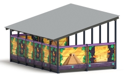Теневой навес (Майя) - МФ 71.6.4-06, фото 3 Теневой навес (Майя) - МФ 71.6.4-06, фото 3