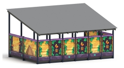 Теневой навес (Майя) - МФ 71.6.4-06, фото 2 Теневой навес (Майя) - МФ 71.6.4-06, фото 2