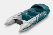 Gladiator C 400 AL ACTIVE Морской зеленый-белый моторная лодка ПВХ Алюминиевый пайол
