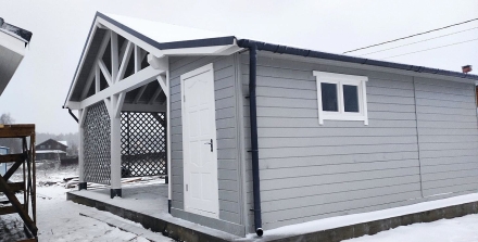 Навес для автомобилей с хозблоком РИЧМОНД Несущий каркас, фото 3