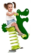 Качалка на пружине Safari Крокодил для детской площадки