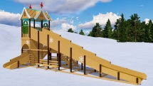Зимняя горка «Волшебная зима 2»