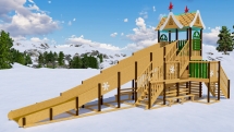 Зимняя горка «Волшебная зима 2»