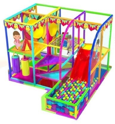 Детский игровой лабиринт &quot;Калейдоскоп&quot; 12,2м² (3,5*2,35*2,5м), фото 1