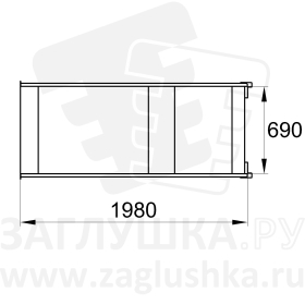 Горка из нержавеющей стали размером 1980х725 мм, фото 4