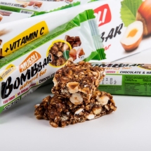 Мультизлаковый батончик Bombbar 45 гр., Фундук, шт.