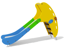 Детская горка Малая ВСТ 1202 для игровой площадки Детская горка Малая ВСТ 1202 для игровой площадки