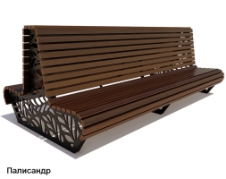 Скамейка уличная Ялта, Сосна 1,8 м, фото 5