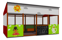 Теневой навес ВСТ 1512/1 серия Крепости 18 м2 для улицы Теневой навес ВСТ 1512/1 серия Крепости 18 м2 для улицы