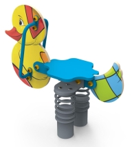 Качели на пружине «Уточка», паттерн "Фэнтази" КЧ040.02 Качели на пружине «Уточка», паттерн "Фэнтази" КЧ040.02