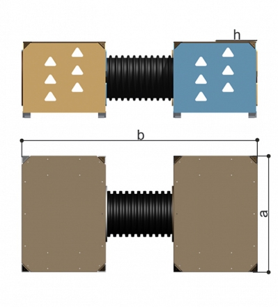 Игровой модуль Romana 115.20.00 для уличных спортивных площадок, фото 3