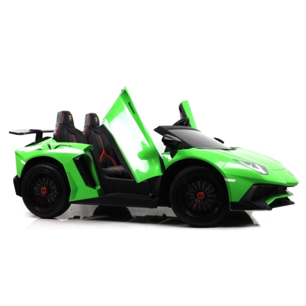 Электромобиль Lamborghini Aventador 24V A8803 зеленый, фото 14