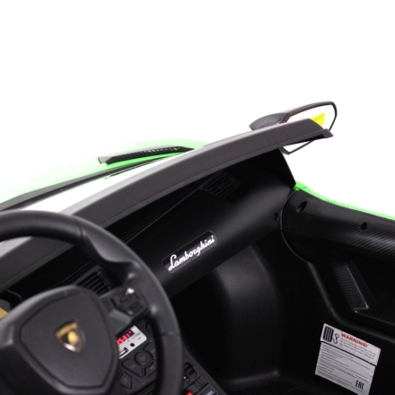 Электромобиль Lamborghini Aventador 24V A8803 зеленый, фото 13