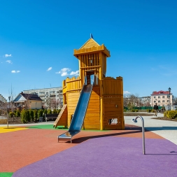 Игровой комплекс Эко VST 0017 для детской площадки, фото 4 Игровой комплекс Эко VST 0017 для детской площадки, фото 4