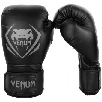 Перчатки боксерские Venum Contender Black/Grey, фото 1