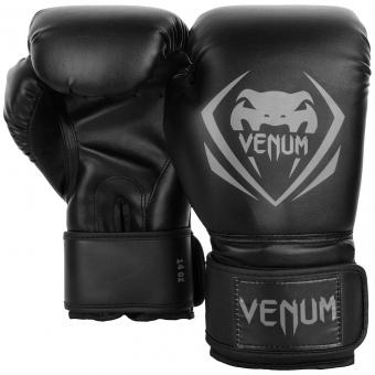 Перчатки боксерские Venum Contender Black/Grey, фото 2