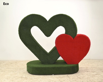 Топиари стела сердца Гармония, мини - газон Deluxe, фото 6