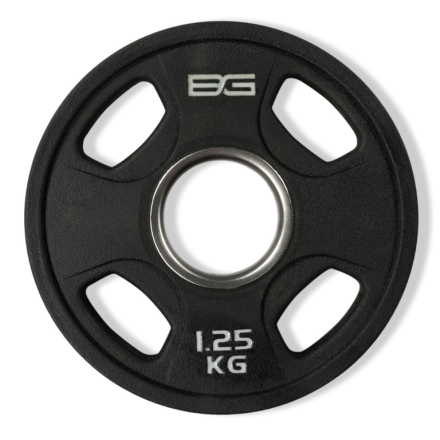 Диск олимпийский профессиональный BRONZE GYM полиуретан 1,25 кг, фото 1