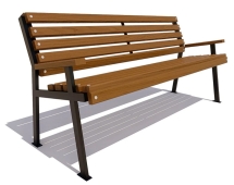 Скамейка парковая Ретро сосна 3 м
