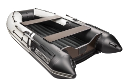 YACHTMAN-320 НДНД (Яхтман) белый-черный (лодка ПВХ нднд под мотор с усилением), фото 1