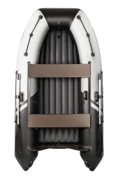 YACHTMAN-320 НДНД (Яхтман) белый-черный (лодка ПВХ нднд под мотор с усилением), фото 7