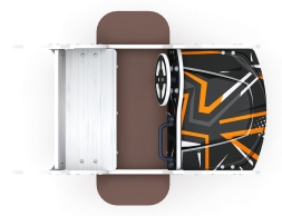 Кабриолет - Качалка на пружине двухместная машинка - ИО 23.03.02-05.И1, фото 5