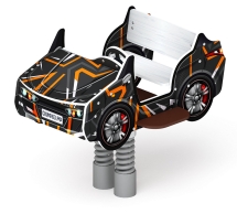 Кабриолет - Качалка на пружине двухместная машинка - ИО 23.03.02-05.И1