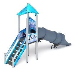 Горка Волшебный город (Снежная королева) - ИО 44.19.01-02 - Тоннельная прямая Н=1500, фото 3